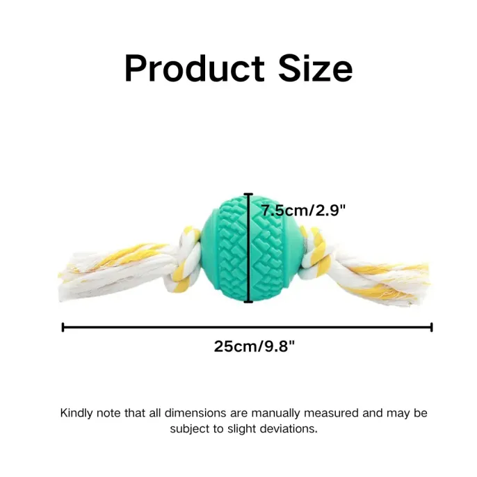 Pet Chew Toy Ball size Pet Chew Toy Ball size
