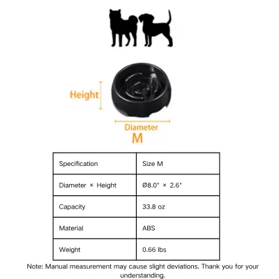 M Dog Slow Feed Bowl_1 M Dog Slow Feed Bowl_1
