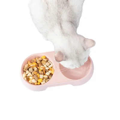 Double Cat Bowl Pink Double Cat Bowl Pink
