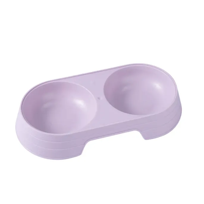 Purple Double Cat Bowl Purple Double Cat Bowl