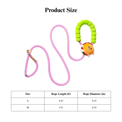 stylish dog leash Dog Leash Cartoon Style with P Rope Design