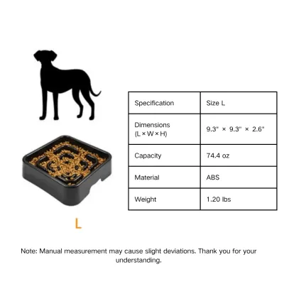 L Pet Slow Feed Bowl_3 L Pet Slow Feed Bowl_3