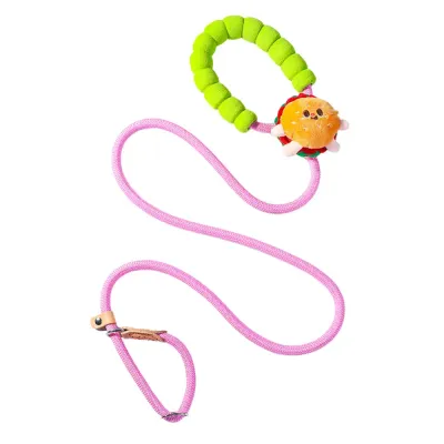Dog Leash Cartoon Style with P Rope Design