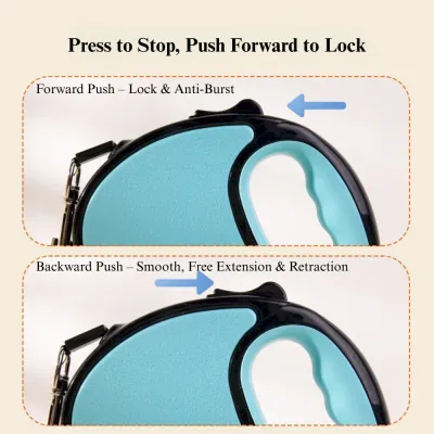 leash for small dogs Dog Retractable Leash Explosion Proof Tangle Free Walking Lead