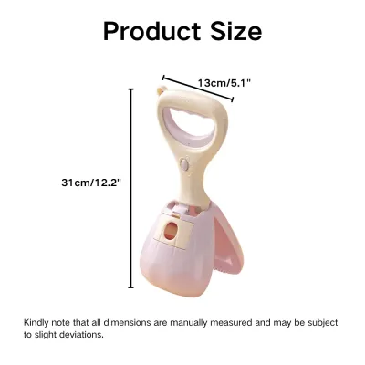 Dog Poop Scooper size