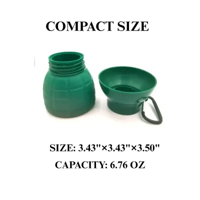 Dog Water Bottle size