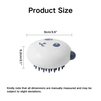 Pet Massage Bath Brush size