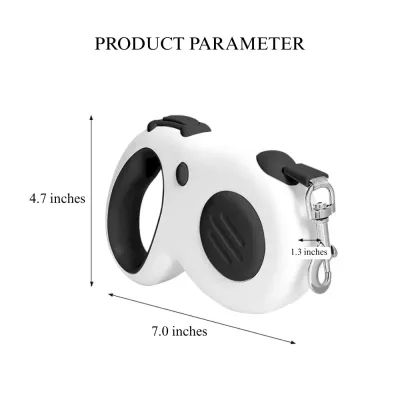 Automatic Retractable Dog Leash Comfortable Grip Heavy Duty Large Dogs