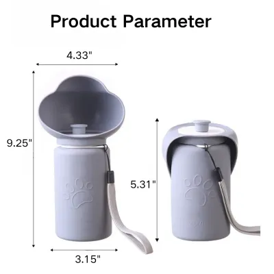 Pet Water Cup Hanging Travel Cup size