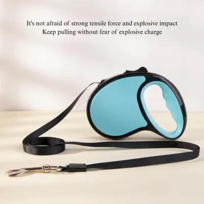 ergonomic handle leash Dog Retractable Leash Explosion Proof Tangle Free Walking Lead