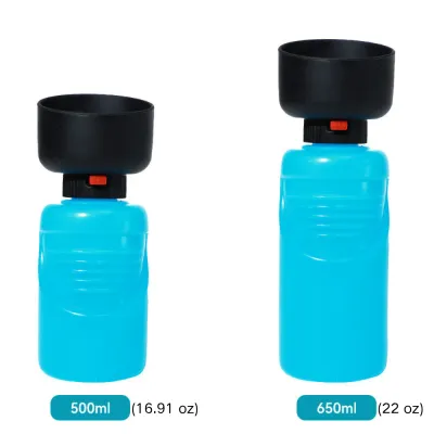 Portable Pet Water Bottles size