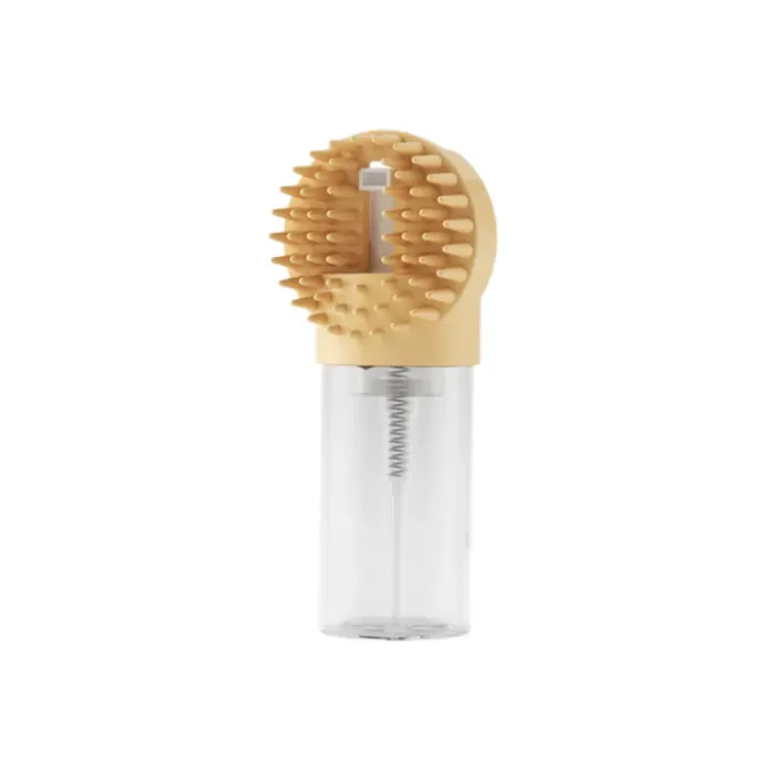 Silicone Pet Bath Brush Foam Dispenser Grooming Massage Tool