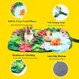 Square Foraging Snuffle Mat for Rabbits and Guinea Pigs
