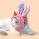 Cute Bunny Patch Pet Costume Hat for Cats and Small Dogs