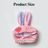 Cute Bunny Patch Pet Costume Hat for Cats and Small Dogs