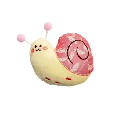 Snail Plush Dog Toy Chew Resistant Interactive Play Soft Toy