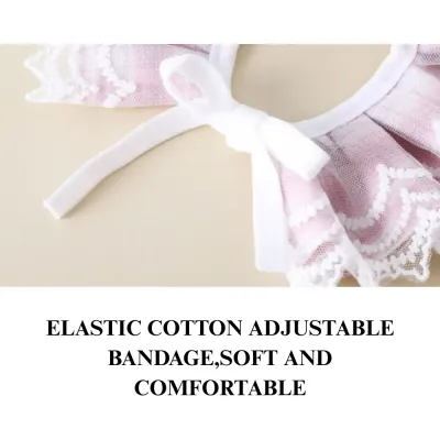 pet costume collar Lace Pet Collar Princess Style Bow Tie Neck Accessory