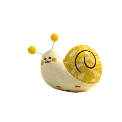 Snail Plush Dog Toy Chew Resistant Interactive Play Soft Toy