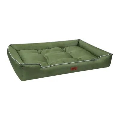 green dog bed