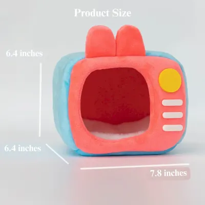 cute pet bed Small Animal Plush TV Bed for Sugar Glider and Bird Use