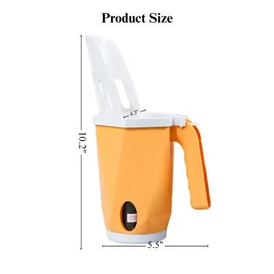 dual hole litter sifter All in One Cat Litter Scoop Set with Removable Waste Container