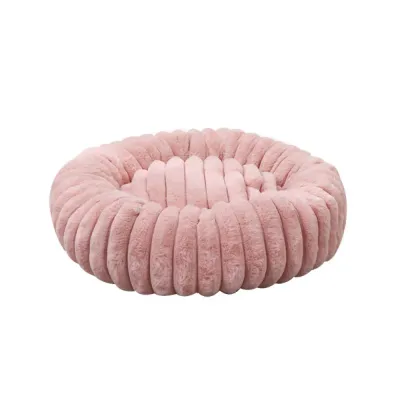pink dog bed