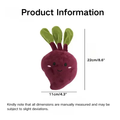 Radish Shape dog toy size Radish Shape dog toy size