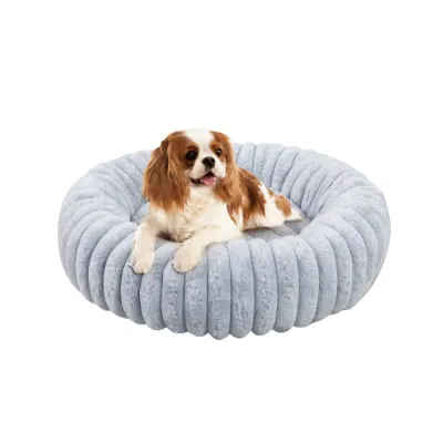 round dog bed