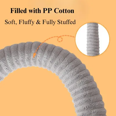 Durable Squeaky Plush Dog Toy Long Neck Chewing