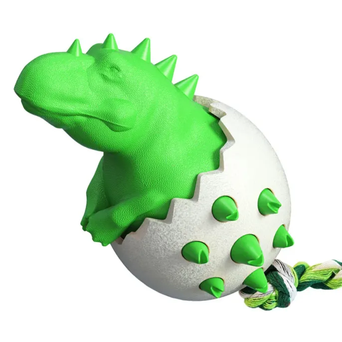 Dinosaur Eggs Dog Chew Toys Green Dinosaur Eggs Dog Chew Toys Green