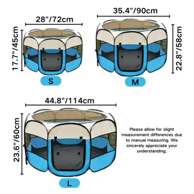Foldable Dog Playpen Size