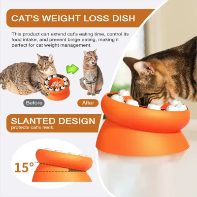 Cat Slow Feeder Bowl Cat Slow Feeder Bowl