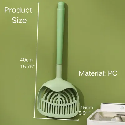 Fine-Hole Long-Handle Cat Litter Scoop Size Fine-Hole Long-Handle Cat Litter Scoop Size