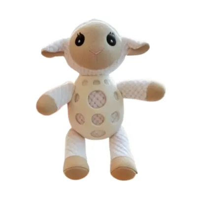 Grid PU Lamb Squeaky Dog Chew Toy Grid PU Lamb Squeaky Dog Chew Toy