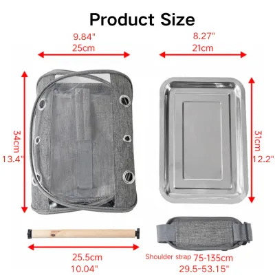 Portable Waterproof Foldable Travel Carrier Size_1