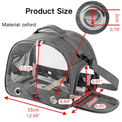 Portable Waterproof Foldable Travel Carrier Size