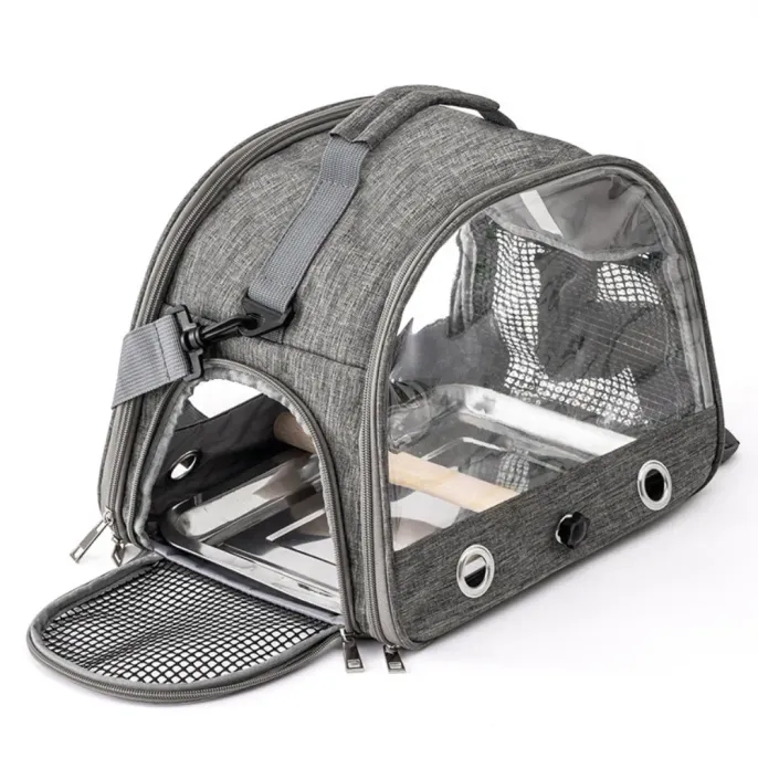 Grey Portable Waterproof Foldable Travel Carrier