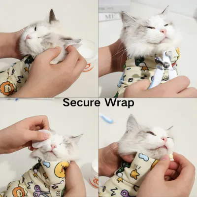 Cute Cat Grooming Wrap Cute Cat Grooming Wrap