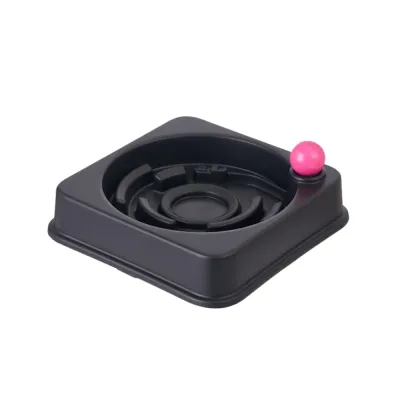 Pet Slow Feeder Bowl – Anti-Choking Design with Non-Slip Base Black Pet Slow Feeder Bowl – Anti-Choking Design with Non-Slip Base Black