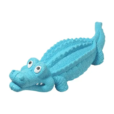 Rubber Squeaky Crocodile Dog Chew Toy Rubber Squeaky Crocodile Dog Chew Toy