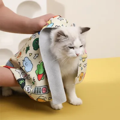 Cat Swaddle Wrap for Nail Clipping Cat Swaddle Wrap for Nail Clipping