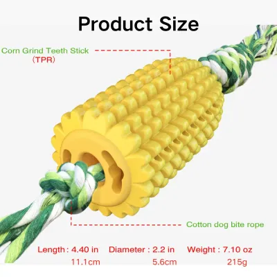 Dog Chew Toys Toothbrush Clean Teeth Interactive Corn Toys Size Dog Chew Toys Toothbrush Clean Teeth Interactive Corn Toys Size