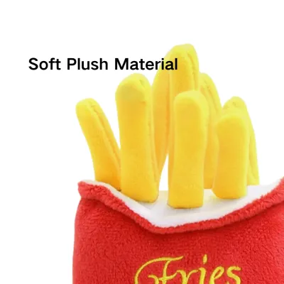 Fries Plush Dog Toy Fries Plush Dog Toy