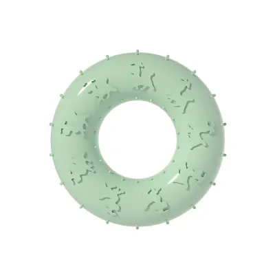 TPR Puppy Chew Teething Ring Toy Green TPR Puppy Chew Teething Ring Toy Green