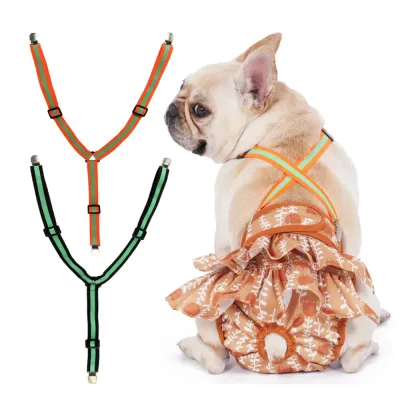 Dog Diaper Harness With Straps_7