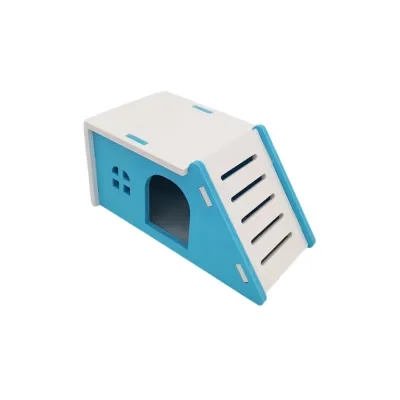 Italicized Hutch Hamster Sleep House Blue Italicized Hutch Hamster Sleep House Blue