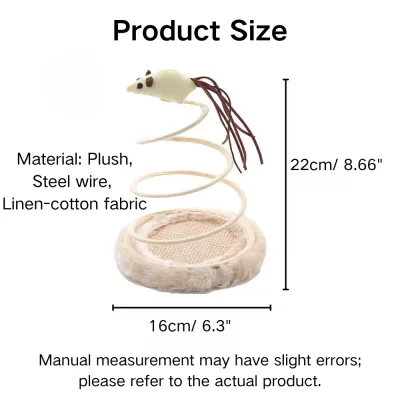 Mouse Fish Style Plush Cat Toy Size Mouse Fish Style Plush Cat Toy Size