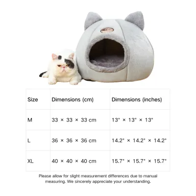 Cozy pet cave size Cozy pet cave size