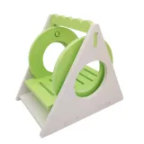 Colorful Swing-Style PVC Hamster Toy Green