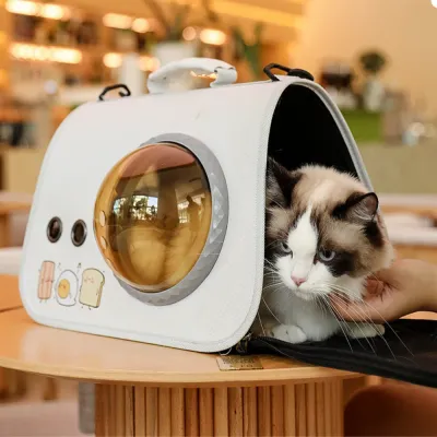 Portable Foldable Shoulder Oxford Fabric Cat Carrier_2 Portable Foldable Shoulder Oxford Fabric Cat Carrier_2